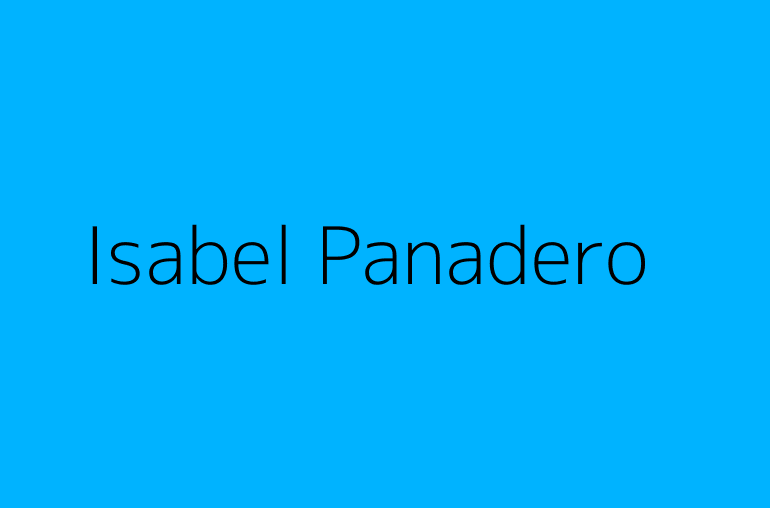 Isabel Panadero